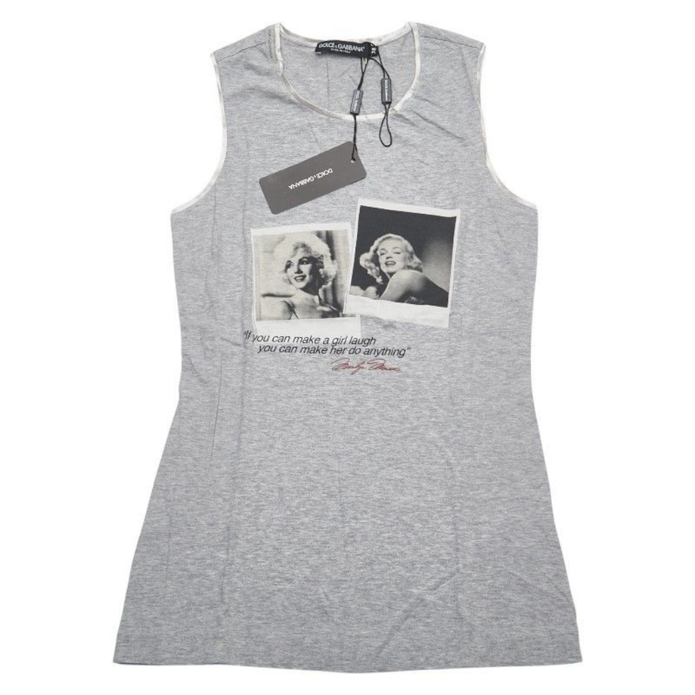 NWT Rare Dolce & Gabbana Women's Marilyn Monroe Graphic Tank!